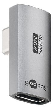 Goobay USB-C -Adapter vertikal 90° rotiert USB4 - -Stecker> - Adapter von LumaTech