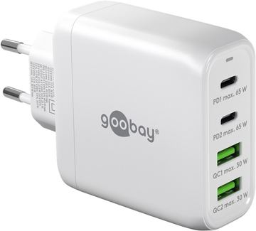 Goobay USB-C PD Multiport-Schnellladegerät 68 W weiß 64818 von LumaTech
