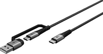 Goobay 70279 - Sync- & Ladekabel 2in1 USB-C > USB-A von LumaTech