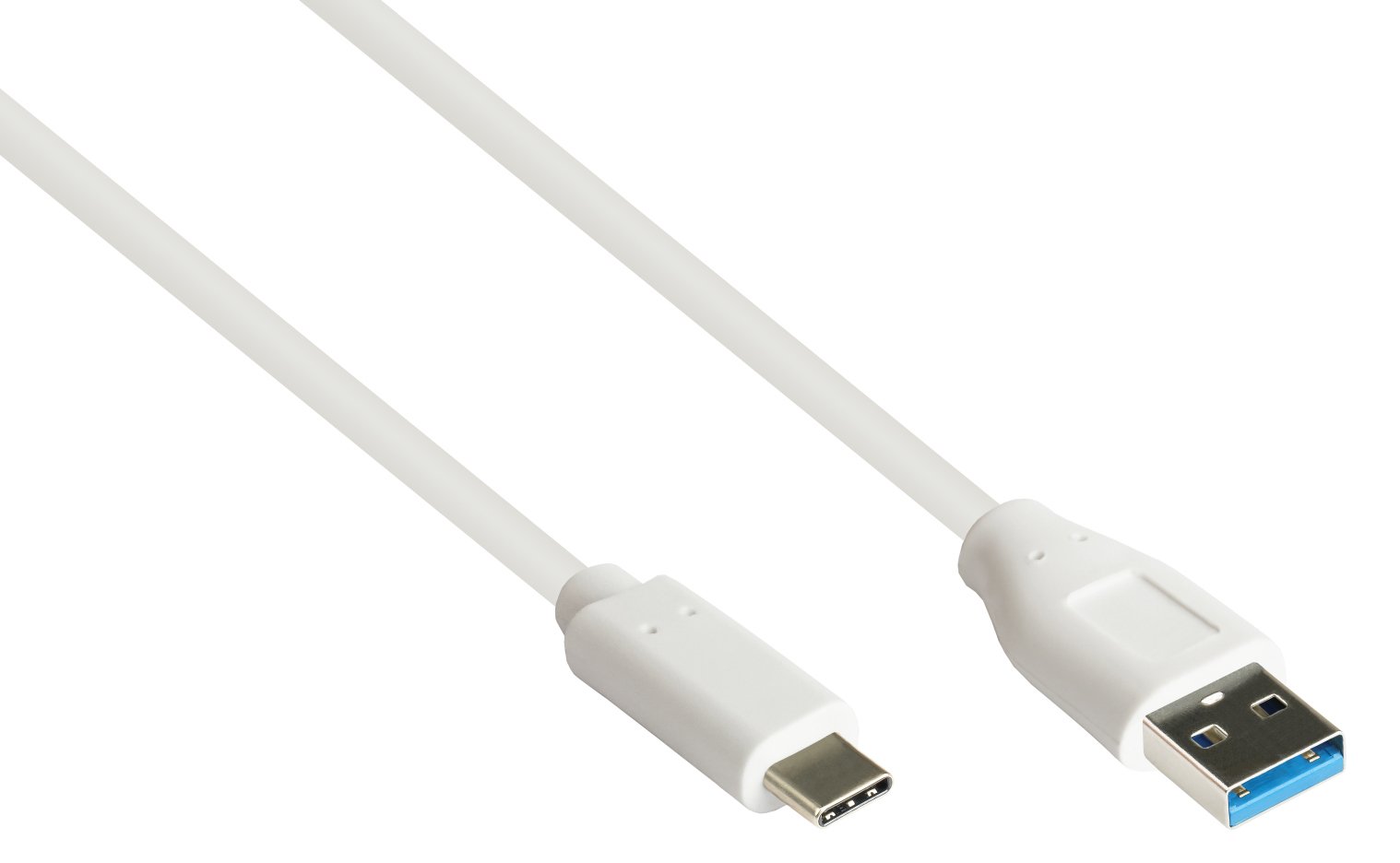 Good Connections 2831-AC005W - 0,5 m - USB A - USB C - USB 3.2 Gen 2 (3.1 Gen 2) - 10 Gbit/s - Weiß