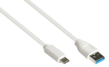 Good Connections 2831-AC010W - 1 m - USB A - USB C - USB 3.2 Gen 2 (3.1 Gen 2) - 10 Gbit/s - Weiß von LumaTech