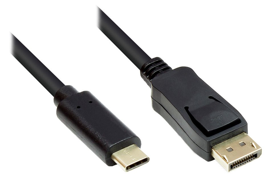 Good Connections GC-M0106 - 2 m - USB Typ-C - DisplayPort - Männlich - Männlich - Gold von LumaTech