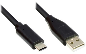Good Connections GC-M0118 - 2 m - USB A - USB C - USB 2.0 - 0,48 Gbit/s - Schwarz von LumaTech