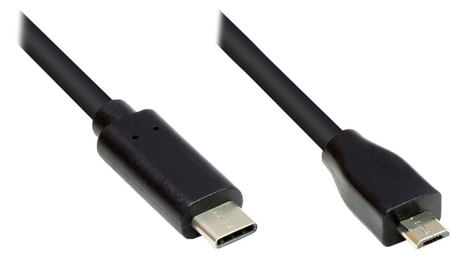 Good Connections GC-M0122 - 1 m - USB C - Micro-USB B - USB 2.0 - Schwarz