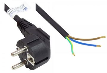 Good Connections P0185-S030 - 3 m - Netzstecker Typ E+F - H05VV-F3G - 250 V von LumaTech
