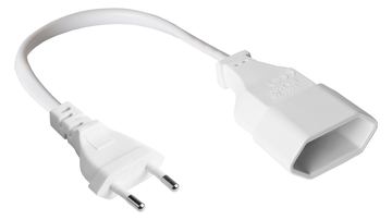 Good Connections P0300-W005 - 0,5 m - Netzstecker Typ C - 250 V von LumaTech