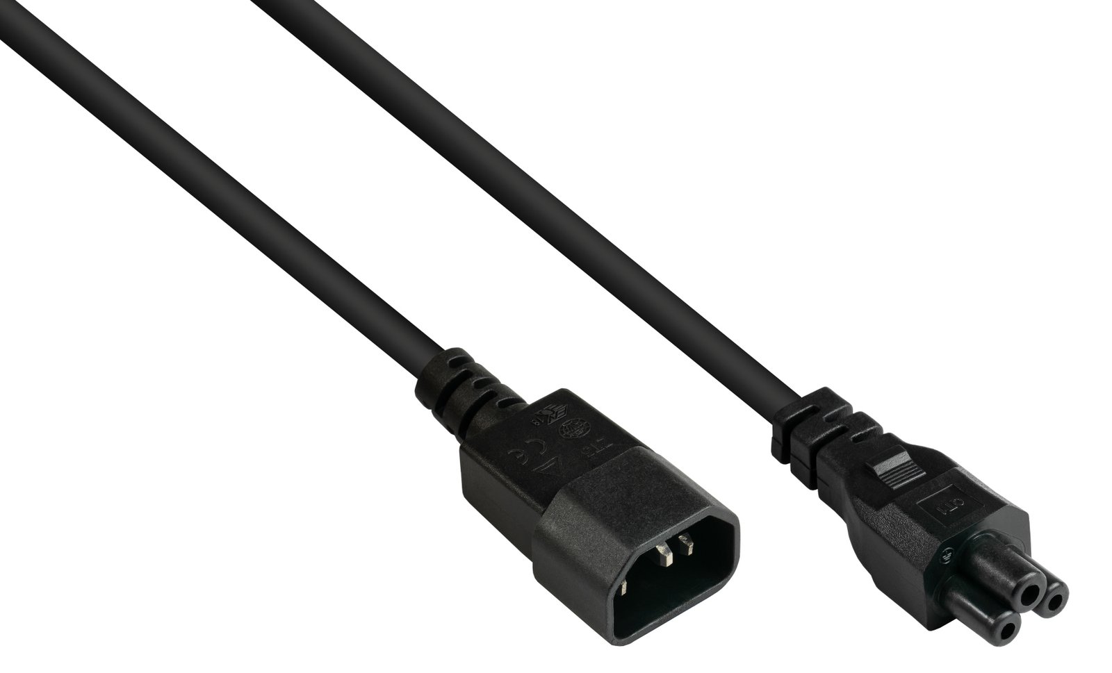 Good Connections P1405-S050 - 5 m - C14-Koppler - C5-Koppler - H05VV-F3G - 250 V
