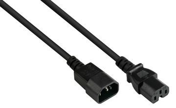 Good Connections P1450-S050 - 5 m - C14-Koppler - C15-Koppler - H05V2V2-F - 250 V von LumaTech