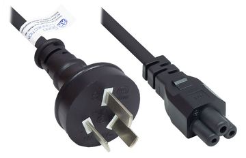 Good Connections P8005-S018 - 1,8 m - Netzstecker Typ I - C5-Koppler - 250 V - 2.5 A von LumaTech