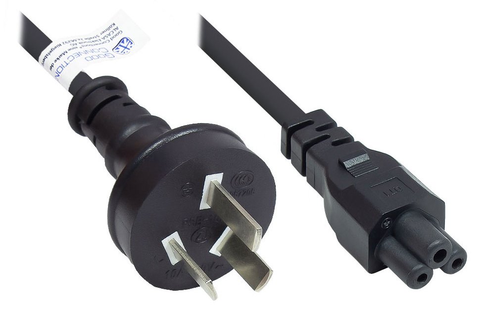 Good Connections P8005-S018 - 1,8 m - Netzstecker Typ I - C5-Koppler - 250 V - 2.5 A