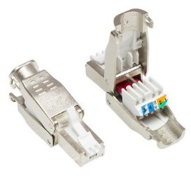 Good Connections RJ45 Stecker Cat. 6A - STP - werkzeugfrei - bis 9mm Kabeldurchmesser