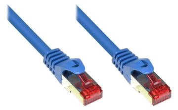 Good Connections RNS Patchkabel mit Rastnasenschutz - Cat. 6 - S/FTP - PiMF - PVC - 250MHz - blau - 25m von LumaTech