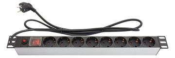 Good Connections Steckdosenleiste (Rack - einbaufähig) - 3600 Watt - Ausgangsanschlüsse: 8 - 1U - 48.3 cm (19) von LumaTech