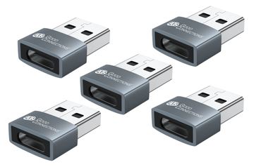 Good Connections USB2.0 Adapter A-St.-USB-C Bu. 5er Set - Kabel-/Adapterset von LumaTech