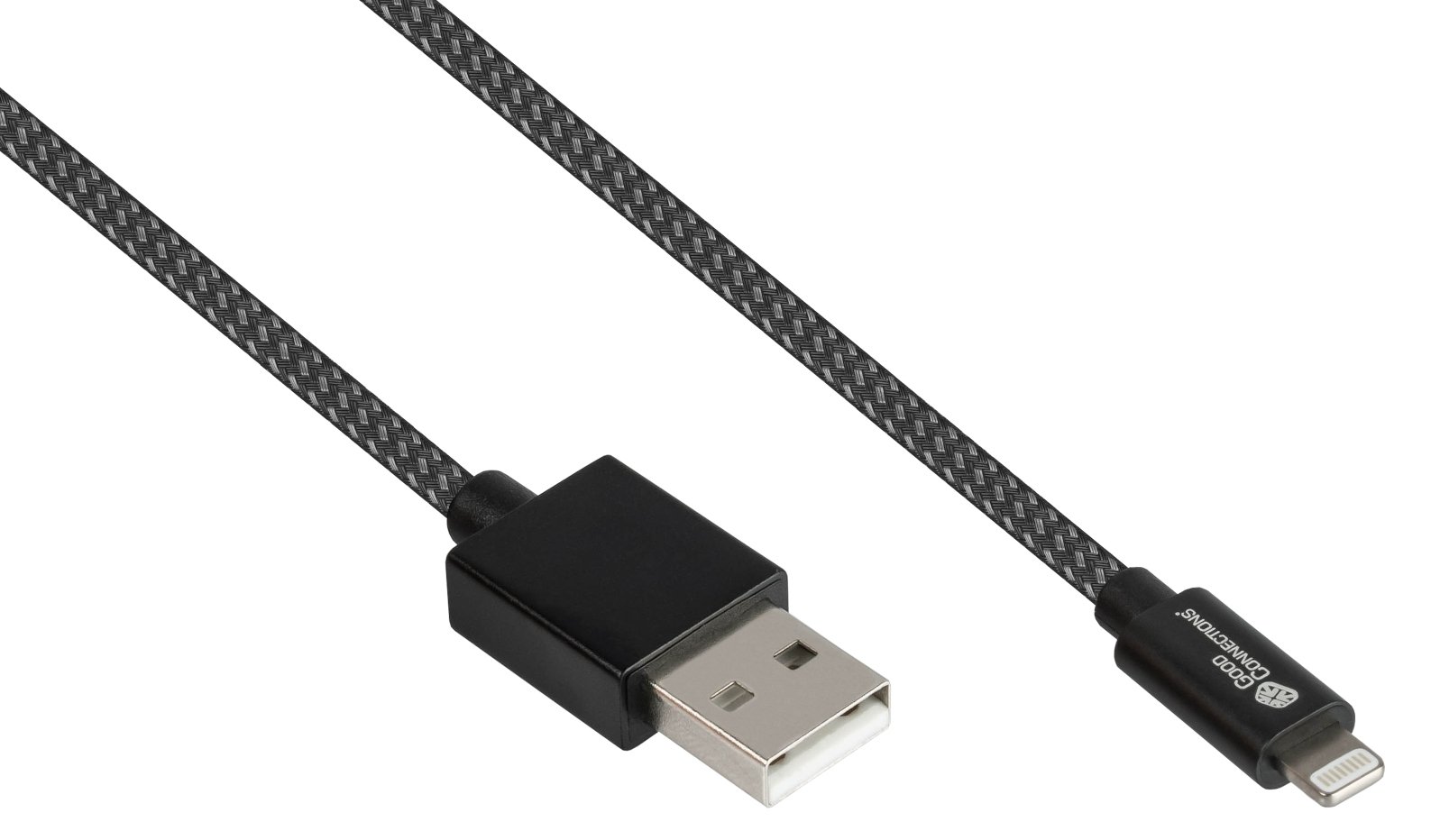 Good Connections USB2.0 Kabel A-Lightning MFI schw. - Kabel - Digital/Daten von LumaTech