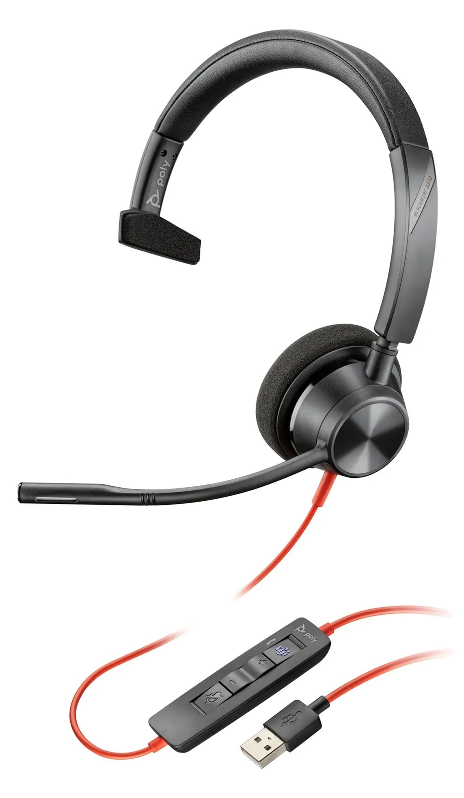 Poly HP Blackwire 3310-M - Blackwire 3300 series, Ansicht 4