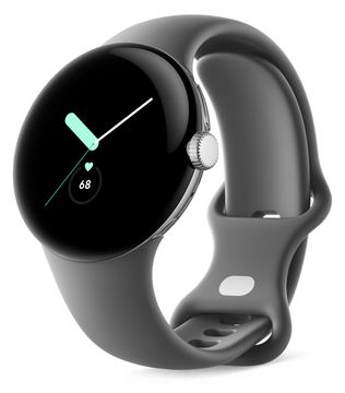 Google Pixel Watch - Silber poliert - intelligente Uhr mit Band von LumaTech