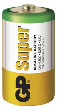 GP Battery GP Super Alkaline 13A - Batterie 2 x D / LR20