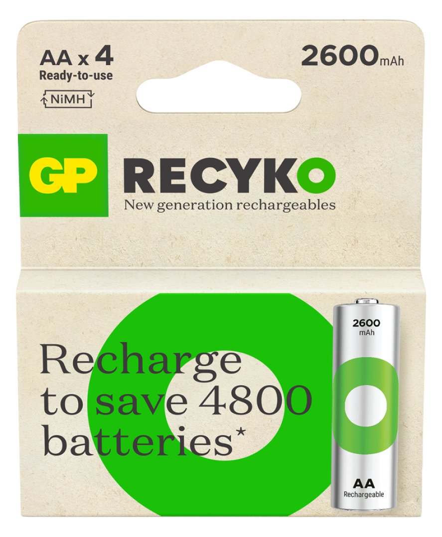 GP Battery y ReCyko Mignon AA -Akku NiMH - Akku - Mignon (AA)