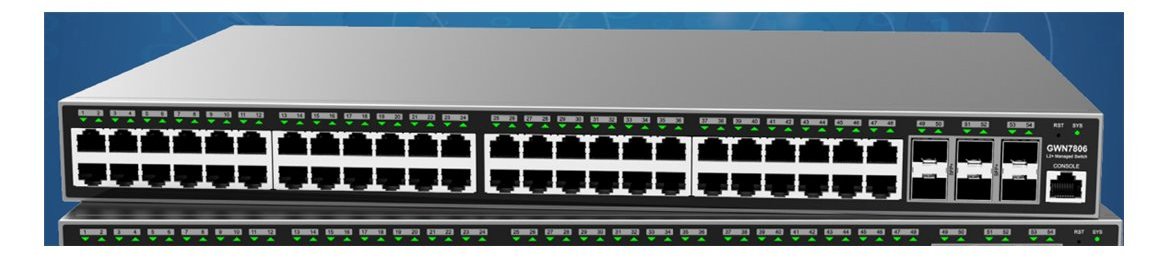 Grandstream GWN7800 Series GWN7806 - Switch - für Anwendung in Unternehmen