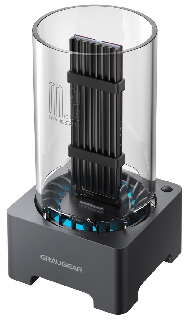 GrauGear Docking Station für m.2NVMe/NGFF SSD
