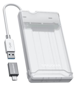 GrauGear G-2503-AC - HDD / SSD-Gehäuse - 2.5 Zoll - SATA - 6 Gbit/s - USB Anschluss - Aluminium von LumaTech