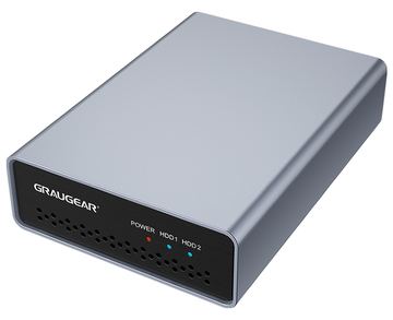 GrauGear G-25RD2-AC-10G - HDD / SSD-Gehäuse - 2.5 Zoll - Serial ATA III - 10 Gbit/s - USB Anschluss - Silber von LumaTech