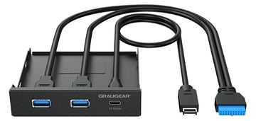 GrauGear G-MP01 - Schwarz - 102 mm - 102 mm - 25 mm von LumaTech