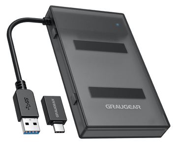 GrauGear USB-A/C 3.1 Adapterkabel 2.5 SATA SSD/HDD - Kabel - Digital/Daten von LumaTech