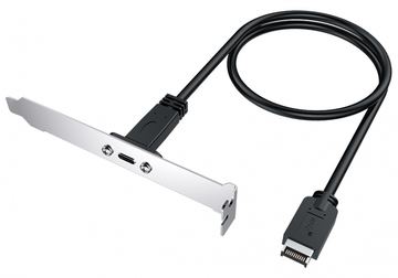 GrauGear Verlängerungskabel mit PCI Blende Type-E auf Type-C retail von LumaTech