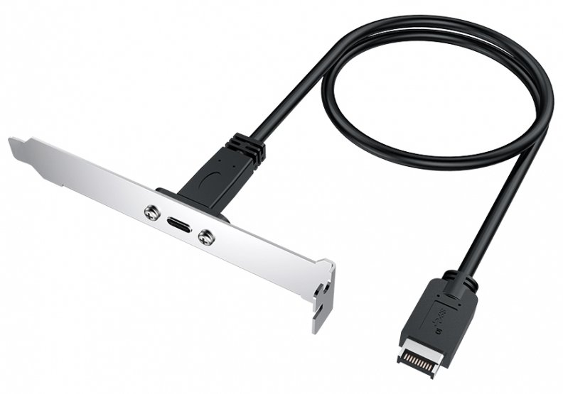 GrauGear Verlängerungskabel mit PCI Blende Type-E auf Type-C retail