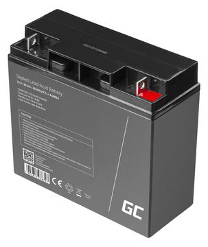Green Cell Batterie - Bleisäure - 22 Ah - Schwarz von LumaTech