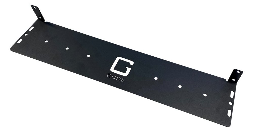 Gude 0871 - Halterung - Tisch montierbar, geeignet für Wandmontage - Schwarz - 1U - 48.3 cm (19)