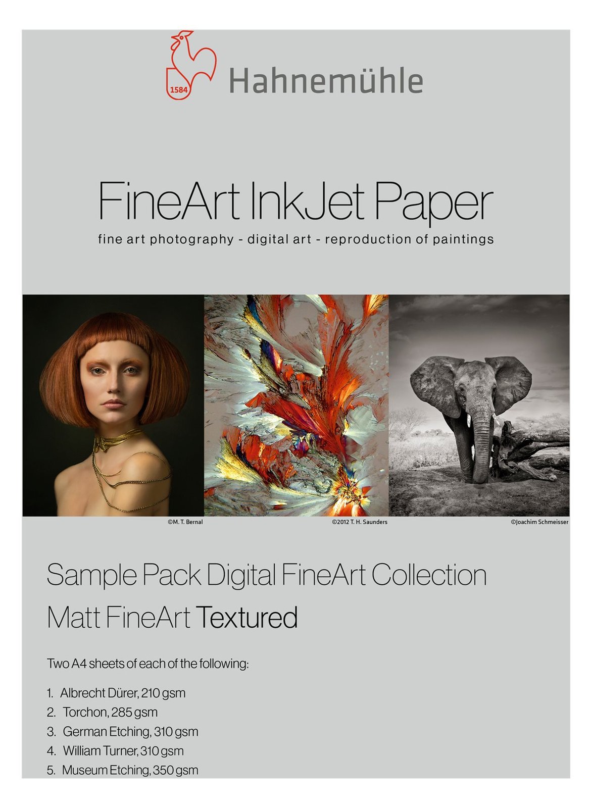 Hahnemühle Digital FineArt Trial Pack - Baumwolle, Alpha-Zellulose - matt - A4 (210 x 297 mm)
