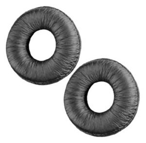 Poly Ohrpolster - Schwarz (Packung mit 2) von LumaTech