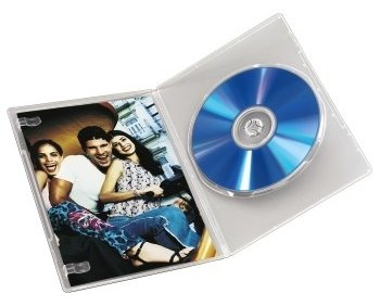 Hama Flaches Jewel-Case für CD/DVD-Aufbewahrung - Kapazität: 1 CD - durchsichtig (Packung mit 10)