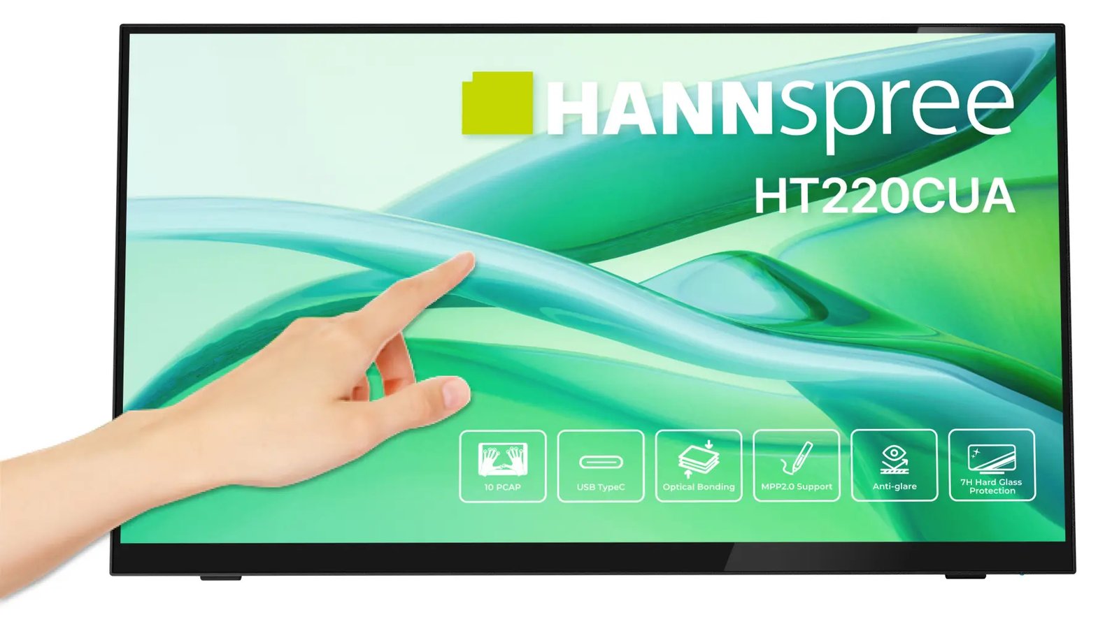 Hannspree 21.5 HT220CUA 16 Touch HDMI+DP - Flachbildschirm (TFT/LCD) - 54,5 cm