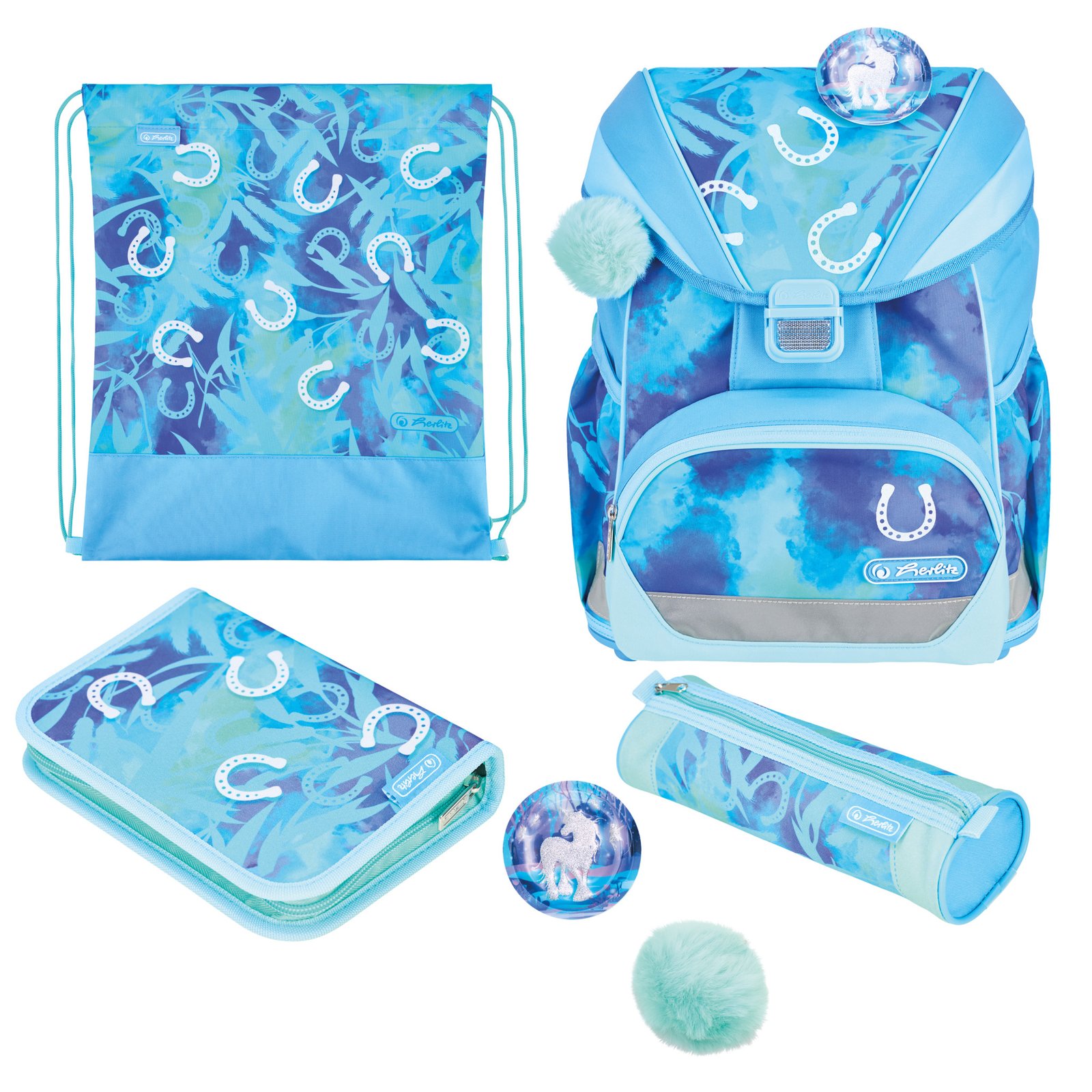 Herlitz Schulranzen UltraLight XL Plus Lucky Horse