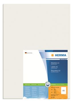 HERMA Premium - Permanenter Klebstoff - weiß - A3 (297 x 420 mm)
