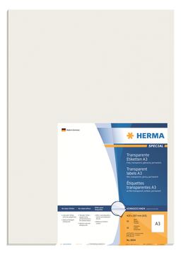 HERMA Special - Hochglänzend - permanent selbstklebend - durchsichtig - A3 (297 x 420 mm) von LumaTech