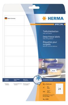 HERMA Special - Weiß - 66 x 33.8 mm 600 Etikett(en) (25 Bogen x 24) von LumaTech