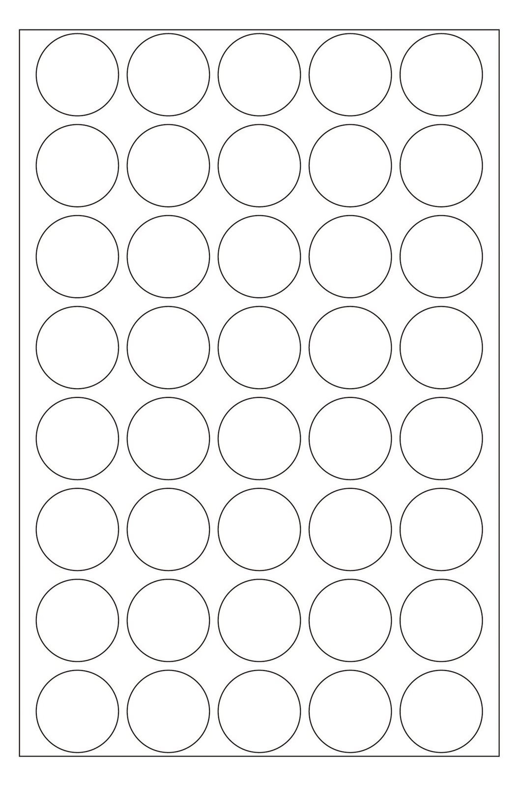 HERMA Verschlussetiketten - 19 mm diameter - durchsichtig - Polyester (Packung mit 640)