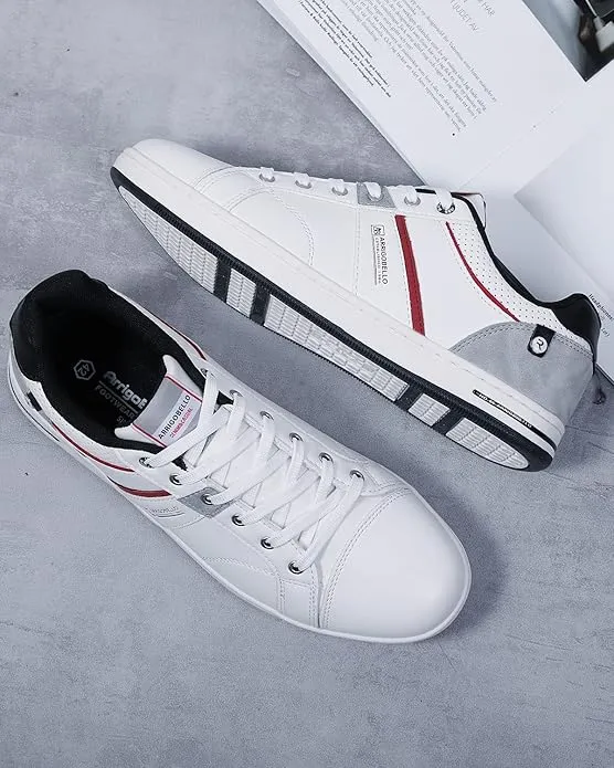 ARRIGO BELLO Herren Freizeitschuhe Schuhe Sneakers Wanderschuhe Leders Laufschuhe Leichtgewicht Outdoor Gemütlich Trainers Größe 41-46 — Bild 3