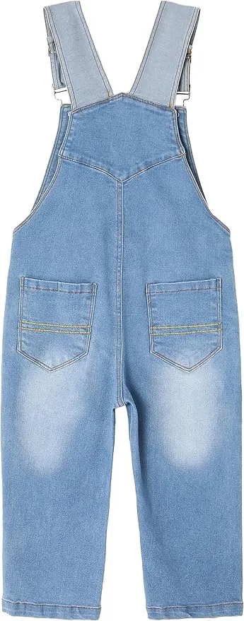 Baby Jungen Mädchen Jeans Overall,Kleinkind Schlank süßer Denim Pullover — Bild 2