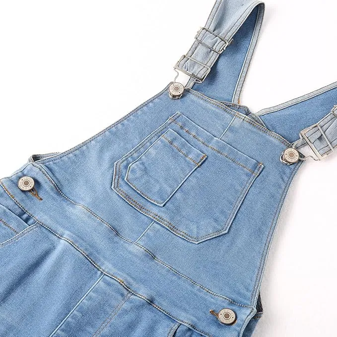 Baby Jungen Mädchen Jeans Overall,Kleinkind Schlank süßer Denim Pullover — Bild 5