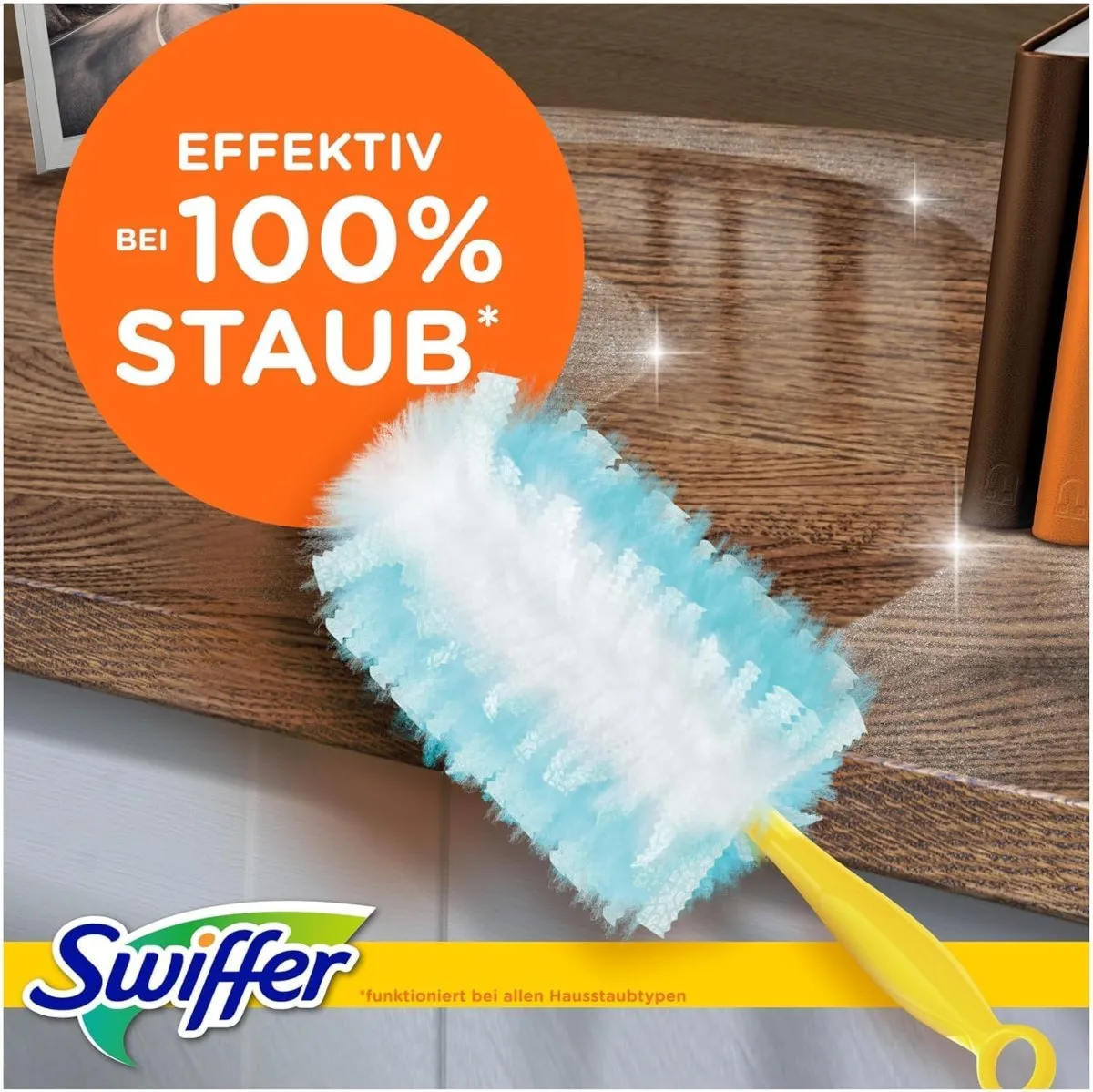 Swiffer Staubmagnet Nachfüllpackung, 25 Tücher (5×5) mit Febreze-Duft, Fängt Und Schließt 3-mal Mehr Staub Und Haare Ein Als Herkömmliche Staubwedel — Bild 2