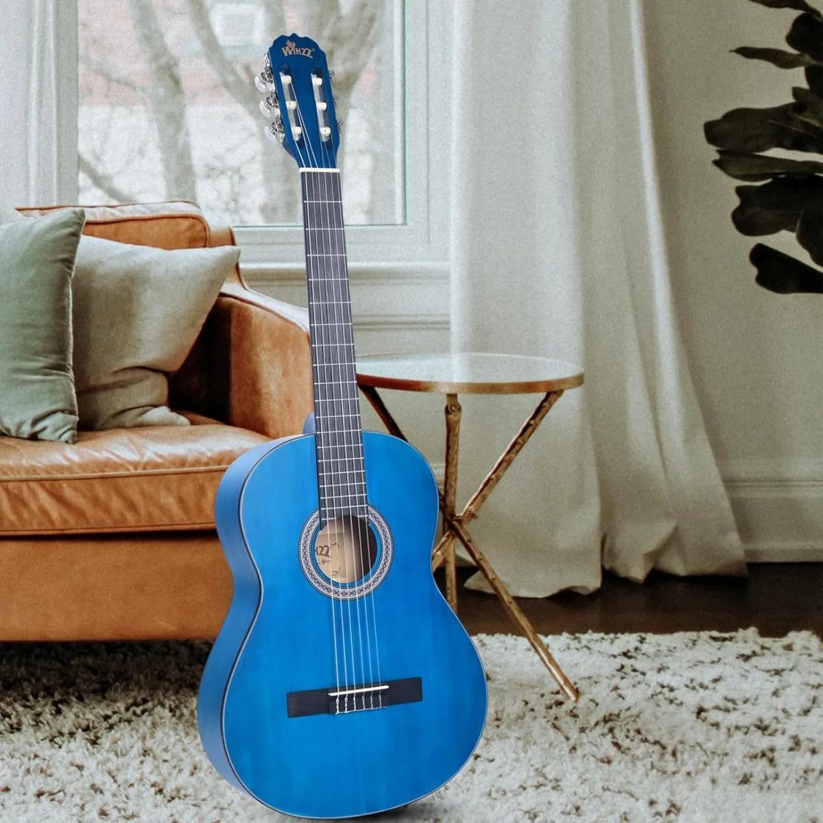 Winzz Konzertgitarre 4/4 Erwachsene, Klassische Gitarre für Anfänger 39 Zoll — Bild 2