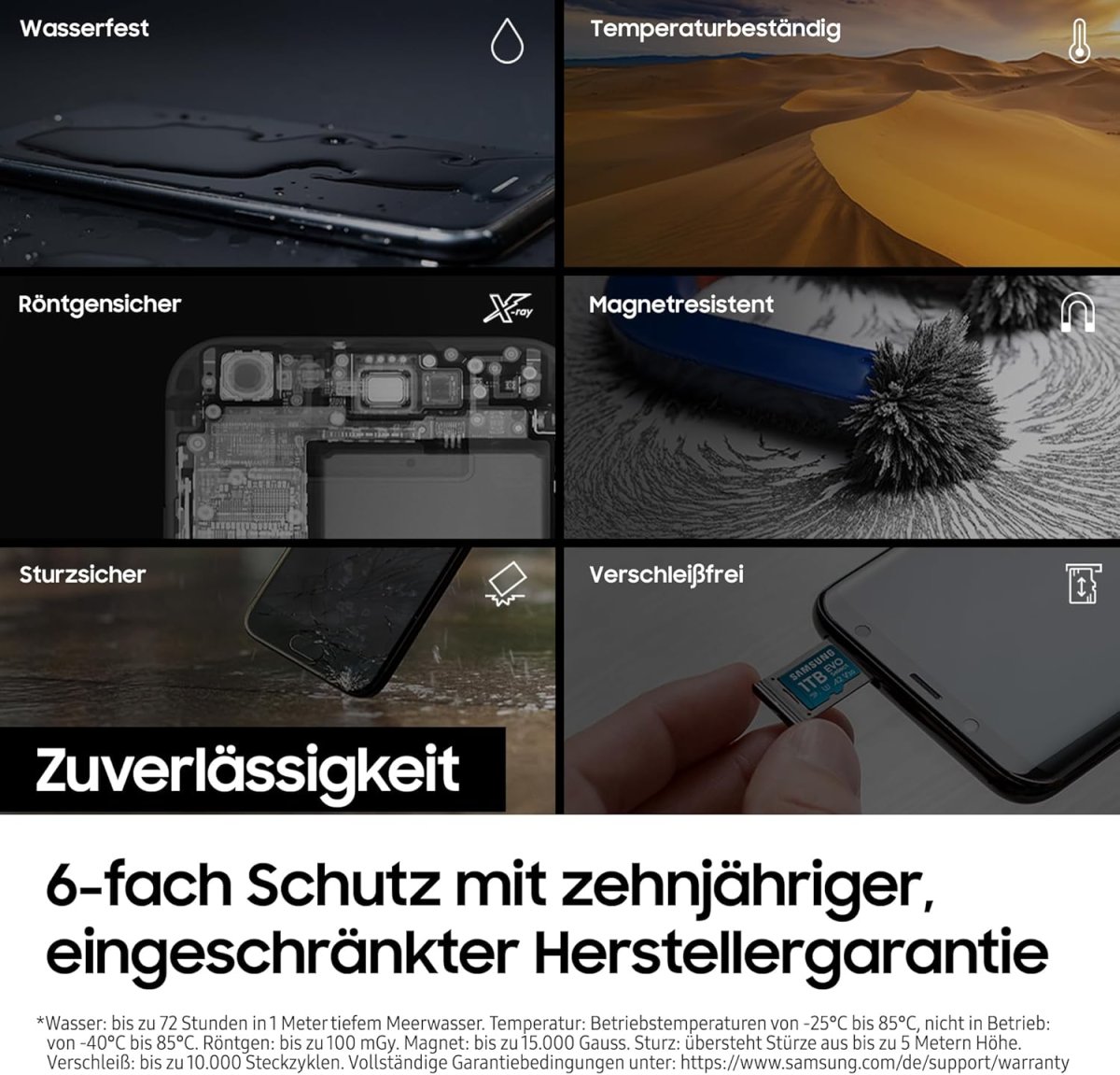 Samsung EVO Select (2024) microSD-Karte + SD-Adapter, 512 GB, Speicherkarte für Smartphone und Tablet, UHS-I U3, 4K UHD, Full HD, 160 MB/s Lesen, MB-ME512SA/EU — Bild 6
