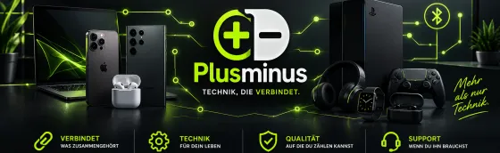 Shop-Banner von shop-plusminus